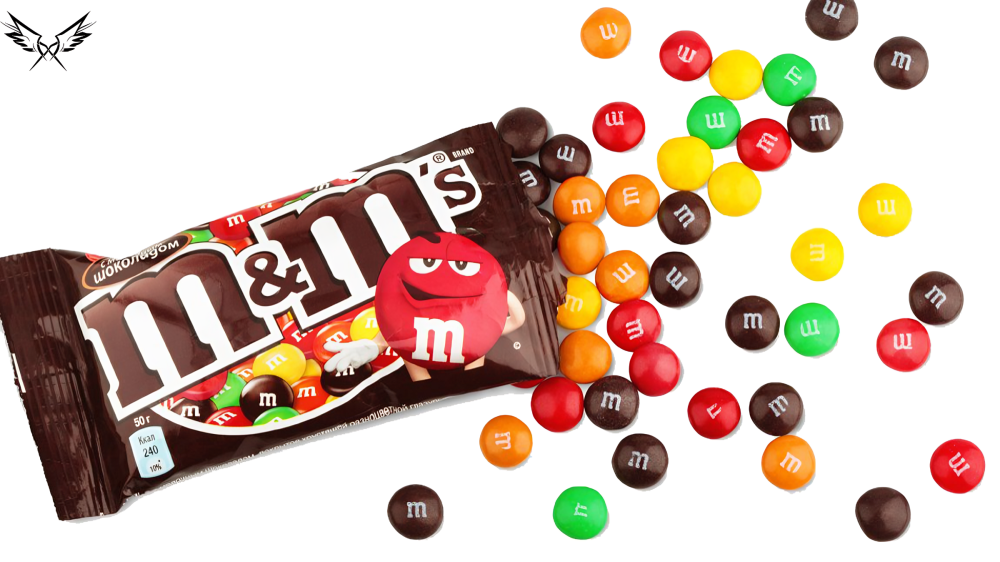 MandM Small Candy Bag PNG Transparent