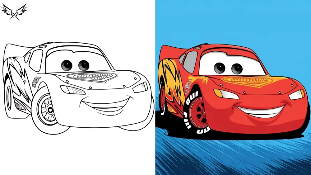 Free Lightning McQueen Coloring Pages