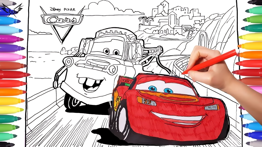 Free Lightning McQueen Coloring Pages